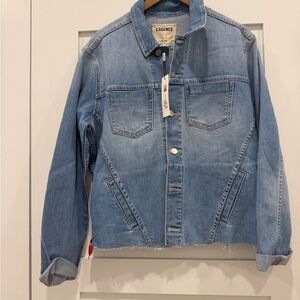 L'AGENCE Light Blue Jean Jacket